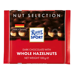Ritter Sport Dark Chocolate with Whole Hazelnuts