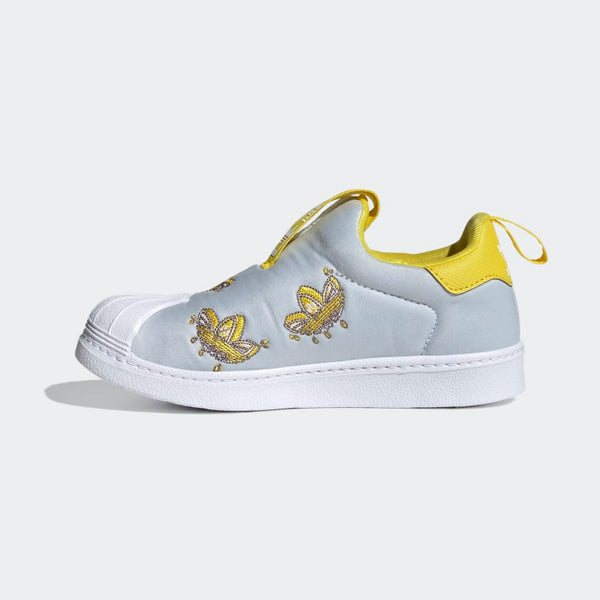 Superstar primeknit kids yellow deals