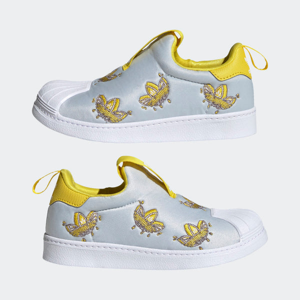 Superstar primeknit kids yellow new arrivals