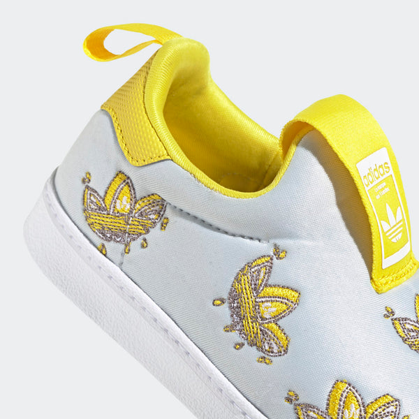 Superstar slip sale on yellow
