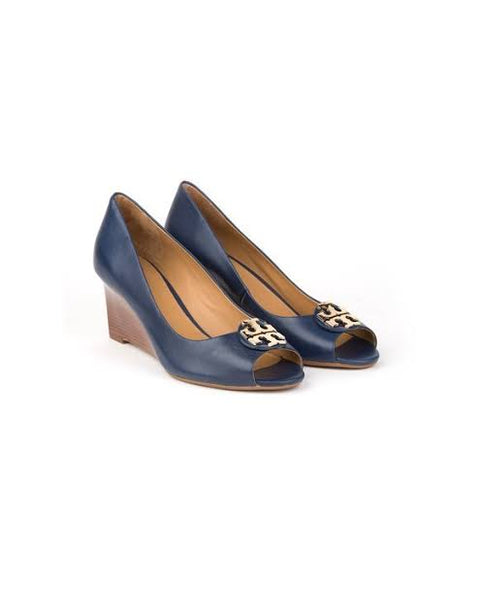 Tory burch store open toe wedge