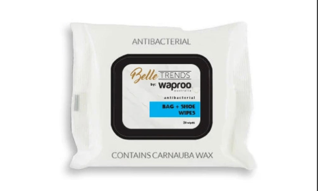 Waproo Antibacterial Bag and Shoe Wipes (on hand)