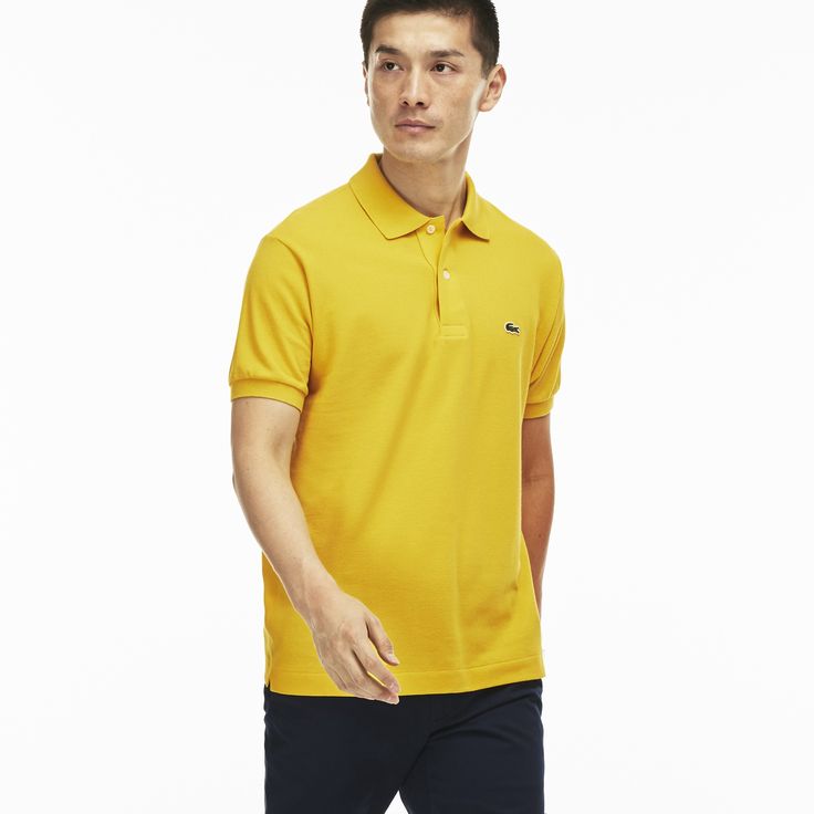 Large Lacoste Yellow Polo Shirt (Outlet)