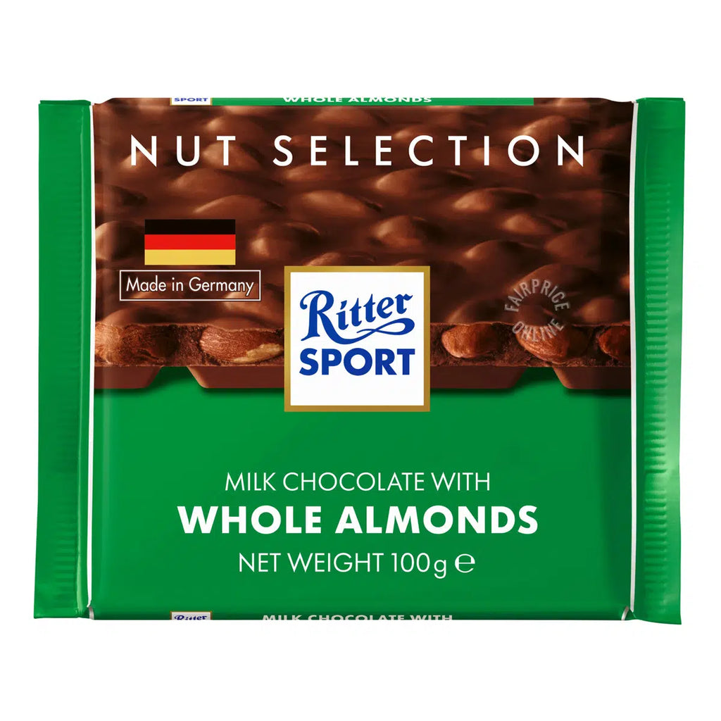 Ritter Sport Milk Chocolate with Whole Almonds