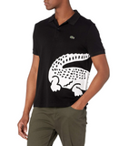 Lacoste Big Croc Animation Polo Shirt (Sky Blue) (Outlet)