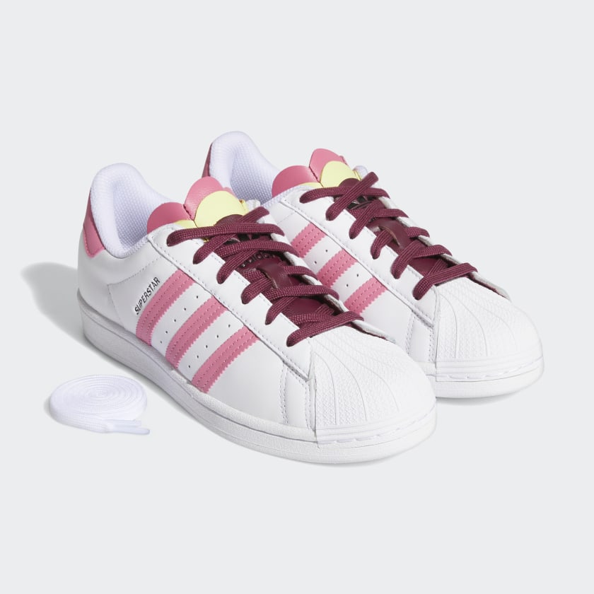 Adidas Superstar Rosa e Branco - The Lucca Outlet