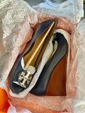 Tory Burch Claire 65MM Open Toe Wedge (Outlet) On hand Shoes