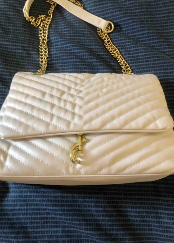 Trina White Chain Shoulder Bag (No Brand) PRE ORDER
