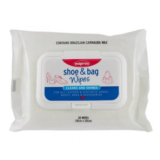 Waproo Antibacterial Bag and Shoe Wipes (on hand)