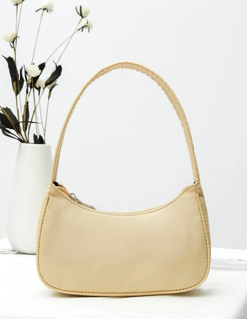 Plain Shoulder Hand Bag (P.rada Inspired)