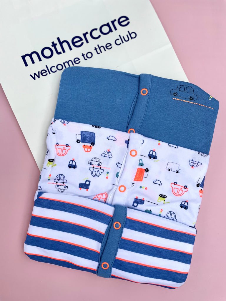 Up to 1 month old Mothercare Car Sleepsuits (Kids Outlet)