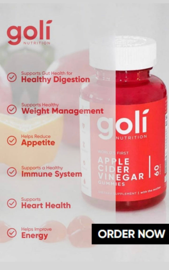 GOLI Apple Cider Vinegar Gummies 60pcs