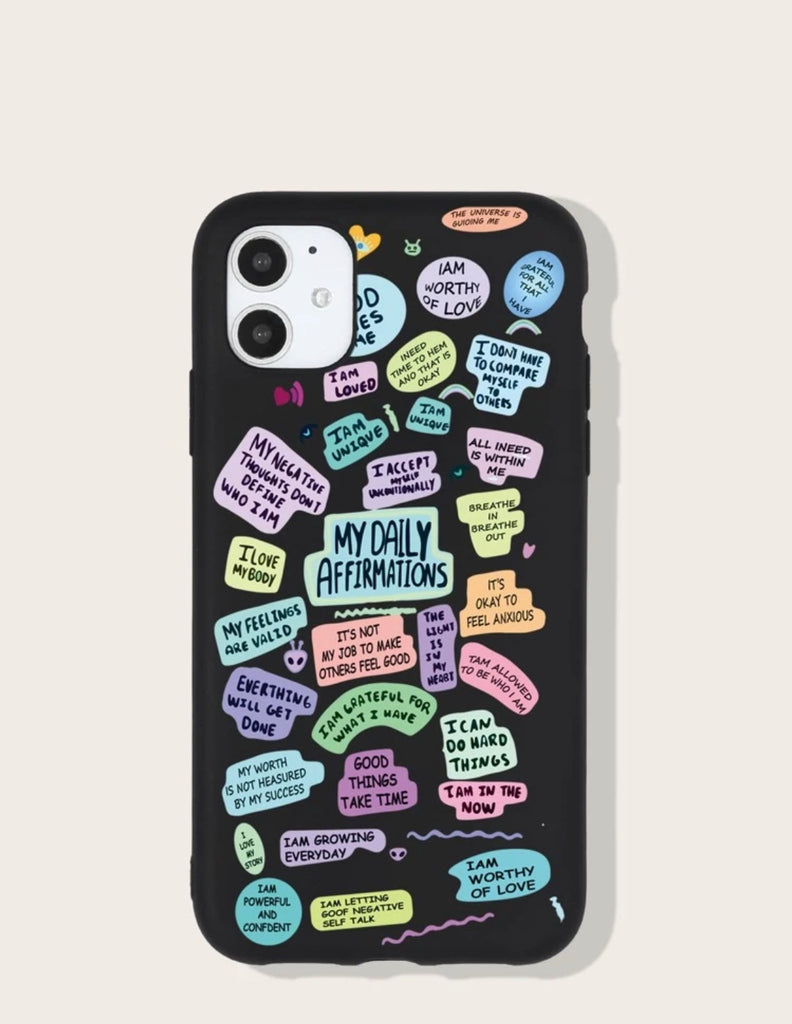 iPhone Daily Affirmation Black Case PRE ORDER
