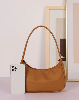 Plain Shoulder Hand Bag (P.rada Inspired)