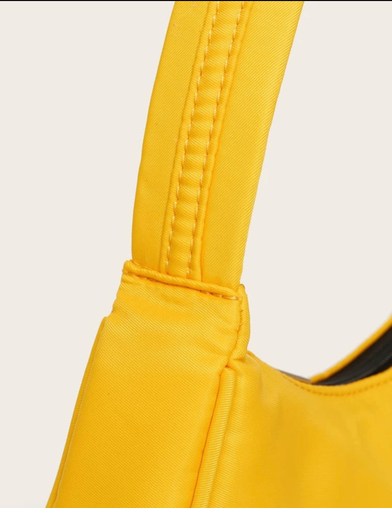 Plain Shoulder Hand Bag (P.rada Inspired)