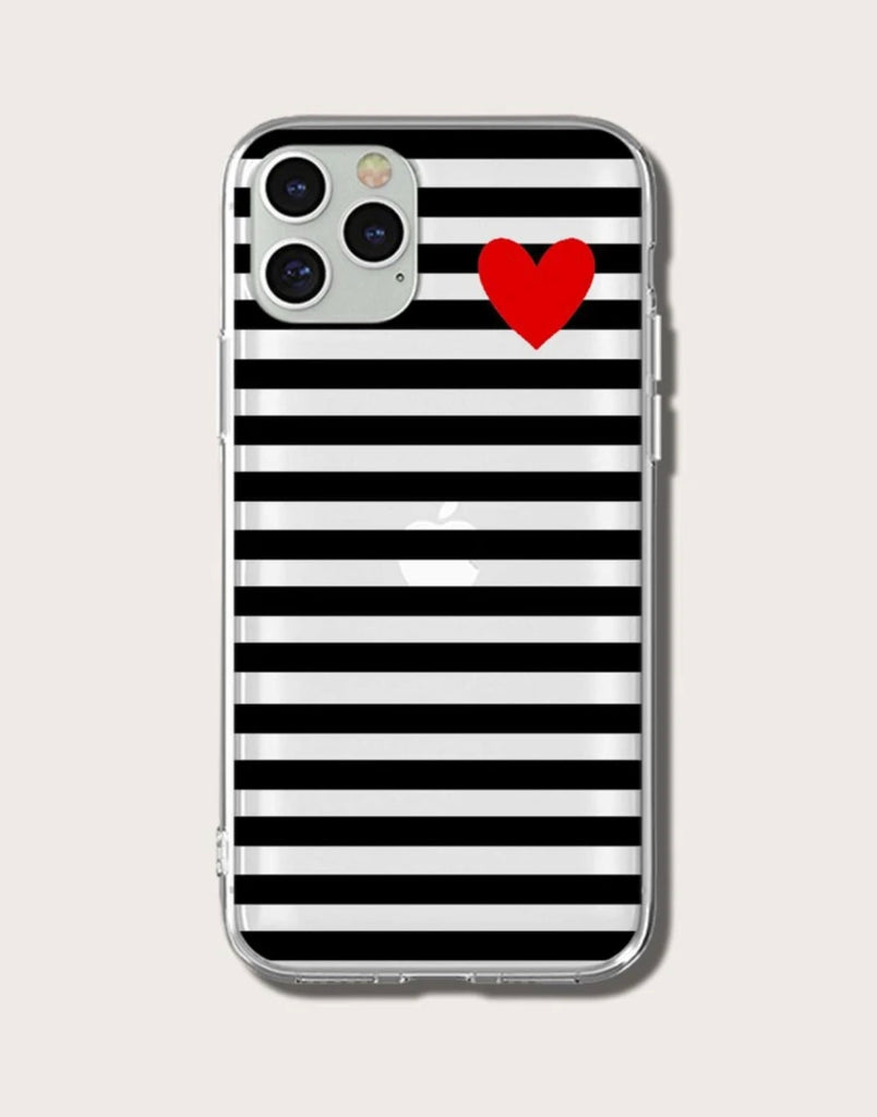 iPhone Stripes Heart Case PRE ORDER